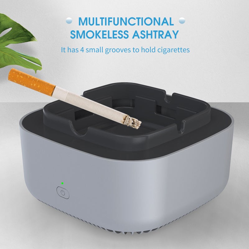 Multifunctional Smokeless Ashtray Ion Air Fresher Smoke Grabber Air Purifier Ash Tray for Smoker Home Office Car - Image 3