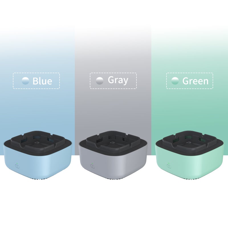 Multifunctional Smokeless Ashtray Ion Air Fresher Smoke Grabber Air Purifier Ash Tray for Smoker Home Office Car - Image 2
