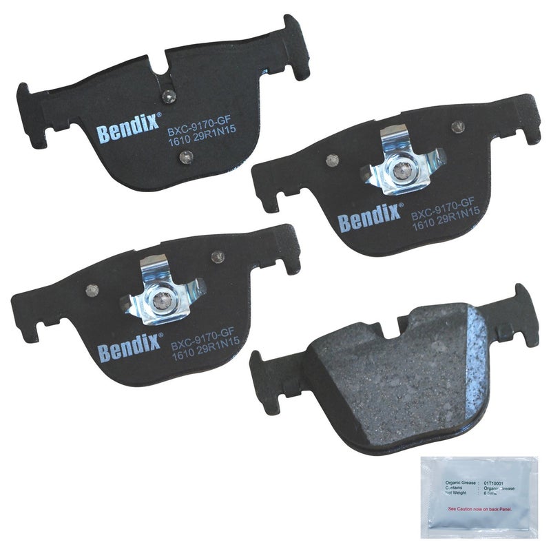 Bendix Priority1 CFC1610 Ceramic Rear Brake Pads for Select Models BMW 328i, 328i xDrive, 330i, 330i 335i, 335i GT 340i, 340i 428i xDrive Gran Coupe, 430i, 430i 435i, 435i 440i, 440i ActiveHybrid 3 - Image 4