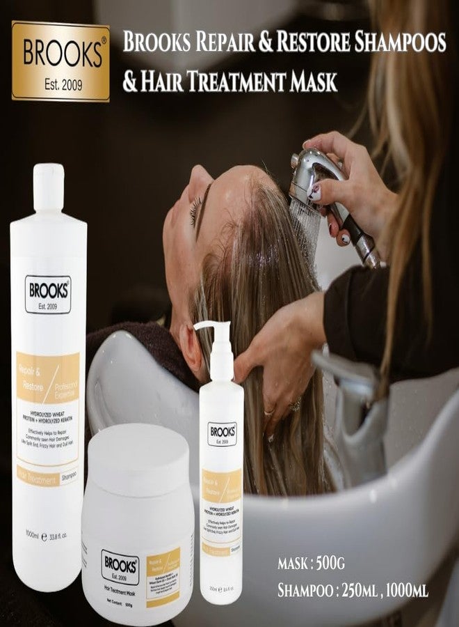 Brooks Hair Treatment Mask Repair & Restore 500G | Pack Of 2 - Image 5