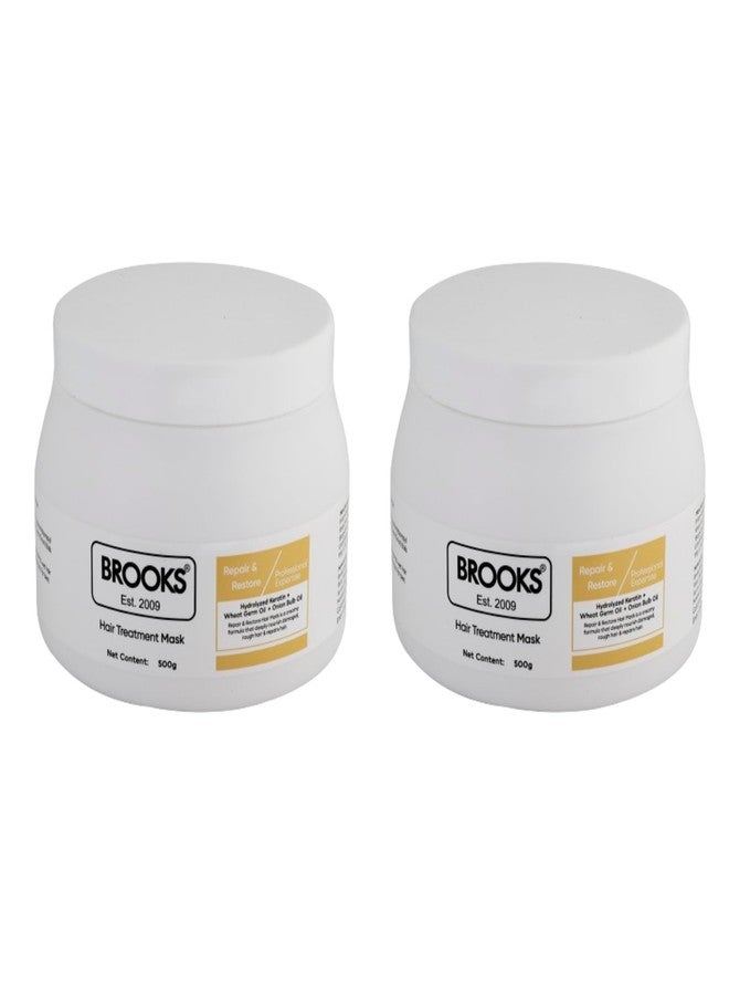 Brooks Hair Treatment Mask Repair & Restore 500G | Pack Of 2 - Image 1