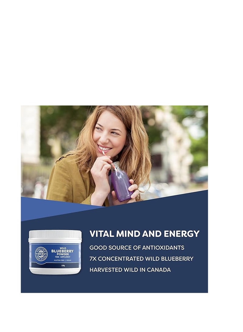 Vimergy Wild Blueberry Powder 4.2oz 120g Dietary Supplement - Image 3