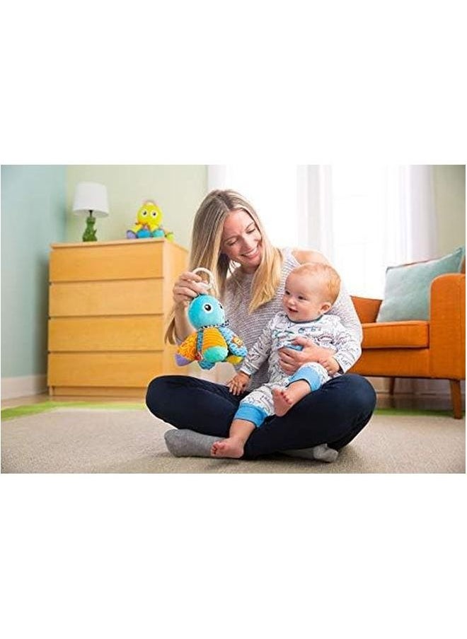 Lamaze - Tomy Salty Sam Octopus Clip On Toy Blue - Image 1