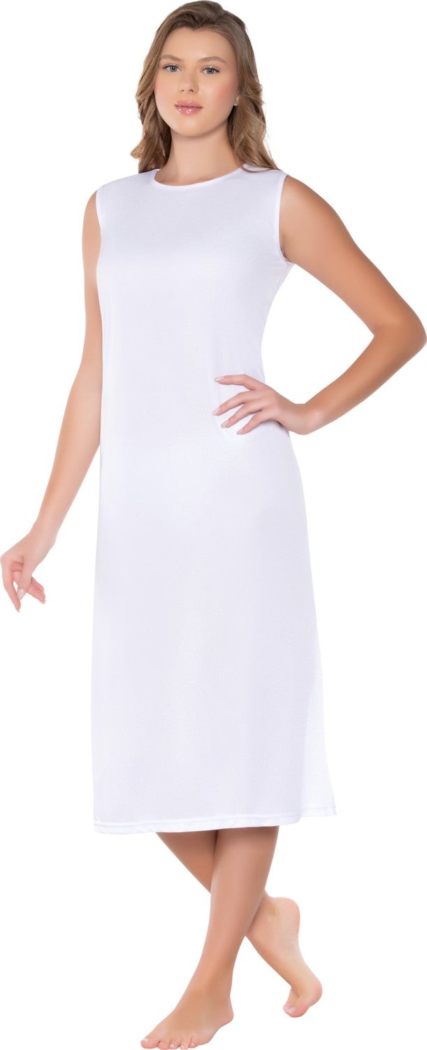 Ersoy Collection فستان نسائي داخلي بأكمام يابانية ببطانة كاملة وقصير  - Image 1