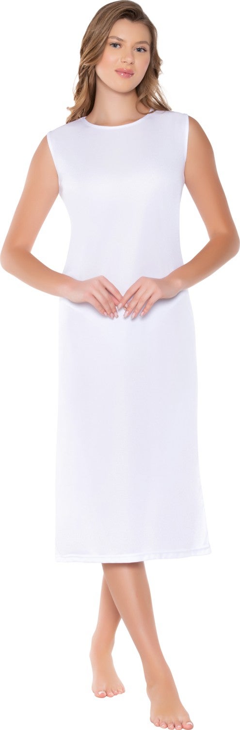 Ersoy Collection فستان نسائي داخلي بأكمام يابانية ببطانة كاملة وقصير  - Image 2