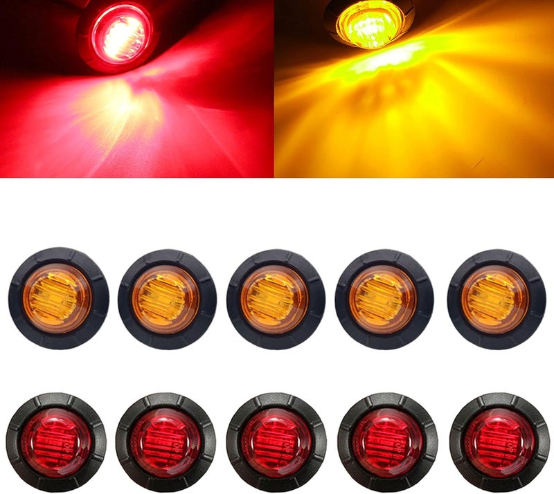 NBWDY 10pc LED Bullet Marker Lights - Image 1