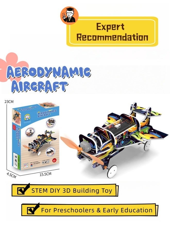 سعودي سيليكت لعبة بناء طائرات هوائية ساحرة بتقنية STEM للأطفال في مرحلة ما قبل المدرسة - مجموعة تعليمية علمية ممتعة للتعلم المبكر - Image 1