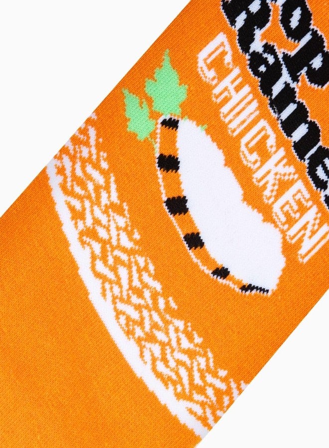 Odd Sox, Funny Crew Socks, Top Ramen Chicken, Adult Large 8-12 - Image 4