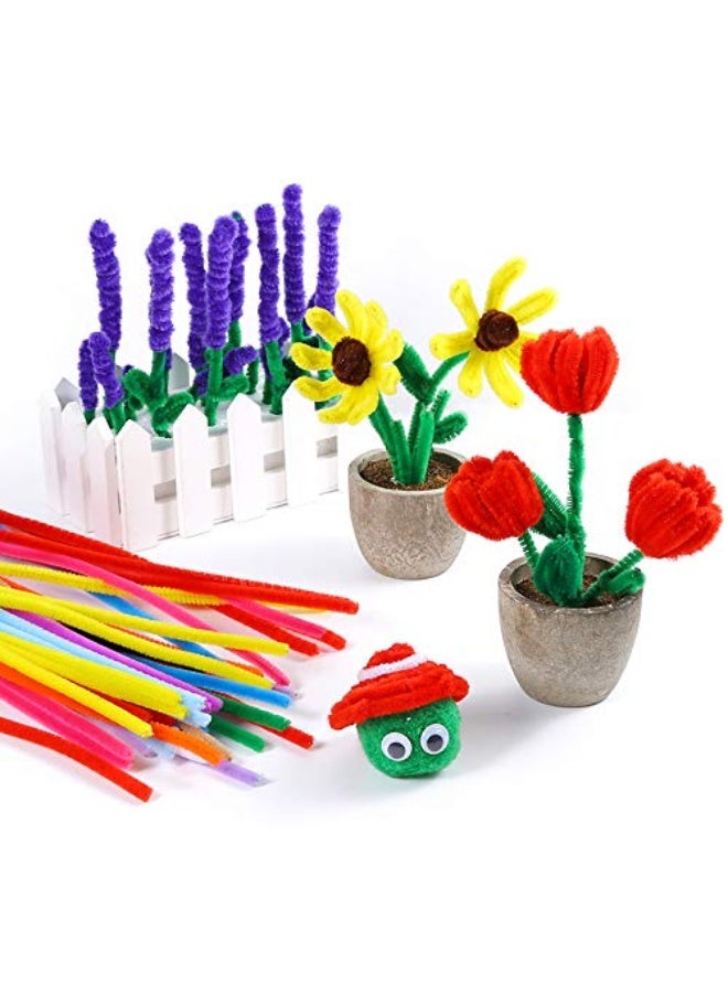 Caydo 324 Pieces Pipe Cleaners 27 Colors Chenille Stems for DIY Art Creative Crafts Project Decorations (6 mm x 12 Inch) - Image 2