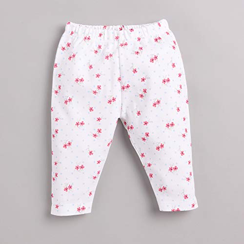 BABY GO Girls Mid Rise Cotton Solid Relaxed Track Pants Pack of 1 (Gobs20-2515-3/6M-Fushiaa_Fushia_3-6 Months), Assorted - Image 4
