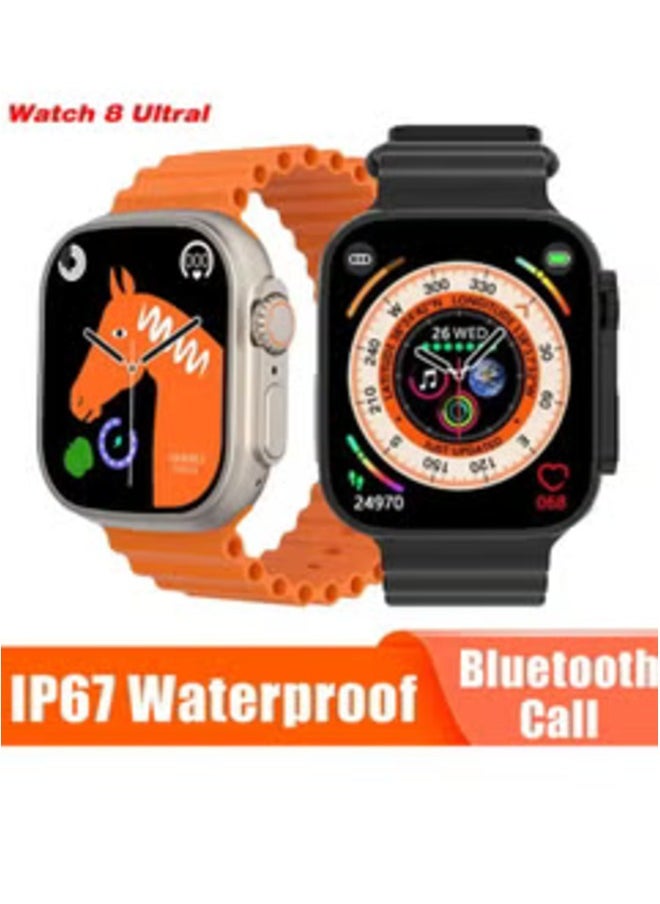 ELTRAZONE - 1.85" Ultra Smart Watch – Series 8 with Full Touch Screen, Bluetooth Calling, NFC, Waterproof, and Fitness Tracking - Image 1