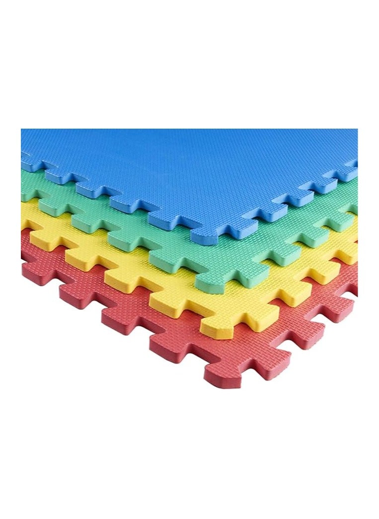 Cool Baby Style Coolbaby Set of 4 Baby Play Mat Eva Foam Kids Rug Puzzle Mat Floor Crawling Mat Kids Rug 60X60 cm Multicolor  - Image 2
