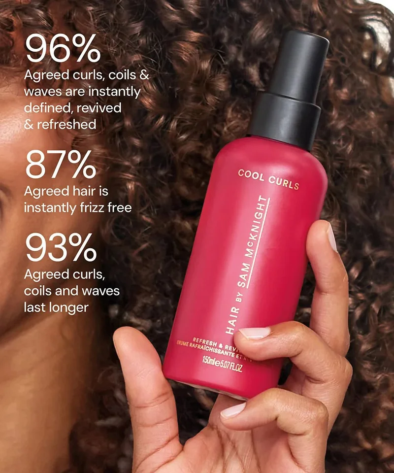 هير باي سام مكنايت Cool Curls Refresh & Revive Mist