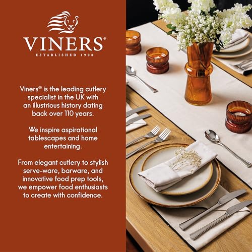 Viners Premium International 4-Piece Stainless Steel Knife Set for Kitchen with Soft Grip Handles, Assure | Sharp Chef, Utility, Paring, and Bread Knives | Crafted in UK - Image 4