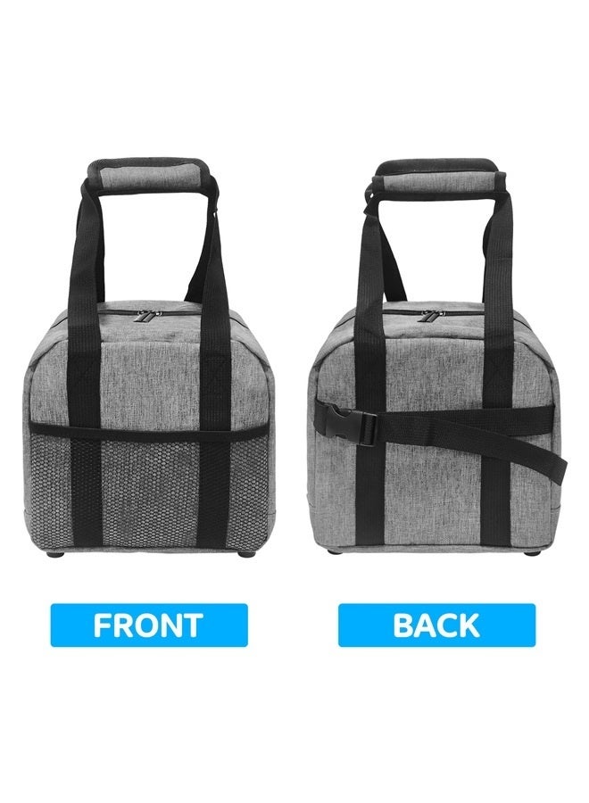 Generic Bowling Ball Bag Bowling Handbag Padded Ball Holder Bowling Bag with Handle Single Bowling Tote for Outdoor Sports Gym - Image 3