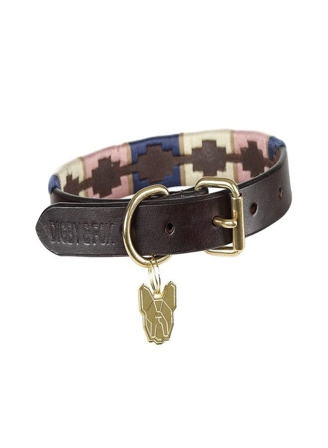 طوق كلب ديجبي آند فوكس دروفر بولو (صغير جدًا، كحلي/وردي/طبيعي)