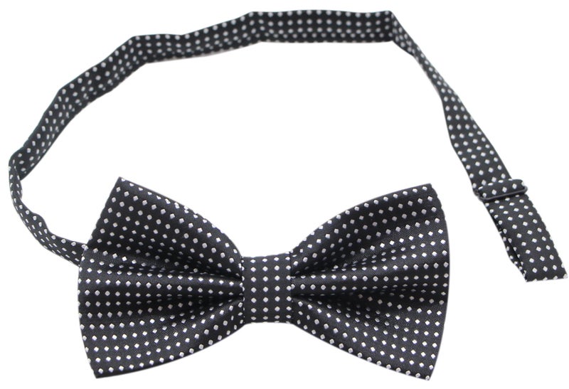 Timiot Mens Suspender and Bowtie Set X Back Heavy Duty Adjustable Elastic Clips Perfect For Work &Casual (Black Polka Dot) - Image 4