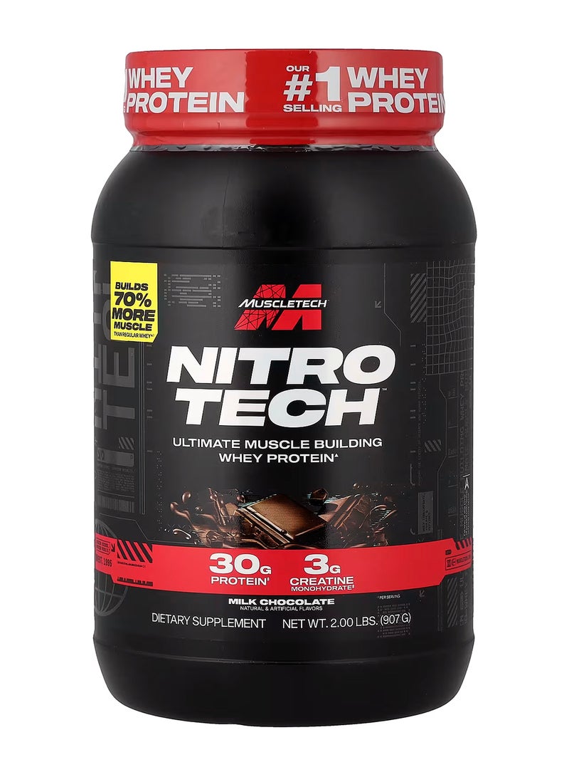 Muscletech Nitro Tech Whey Protein 2.20 lbs Milk Chocolate