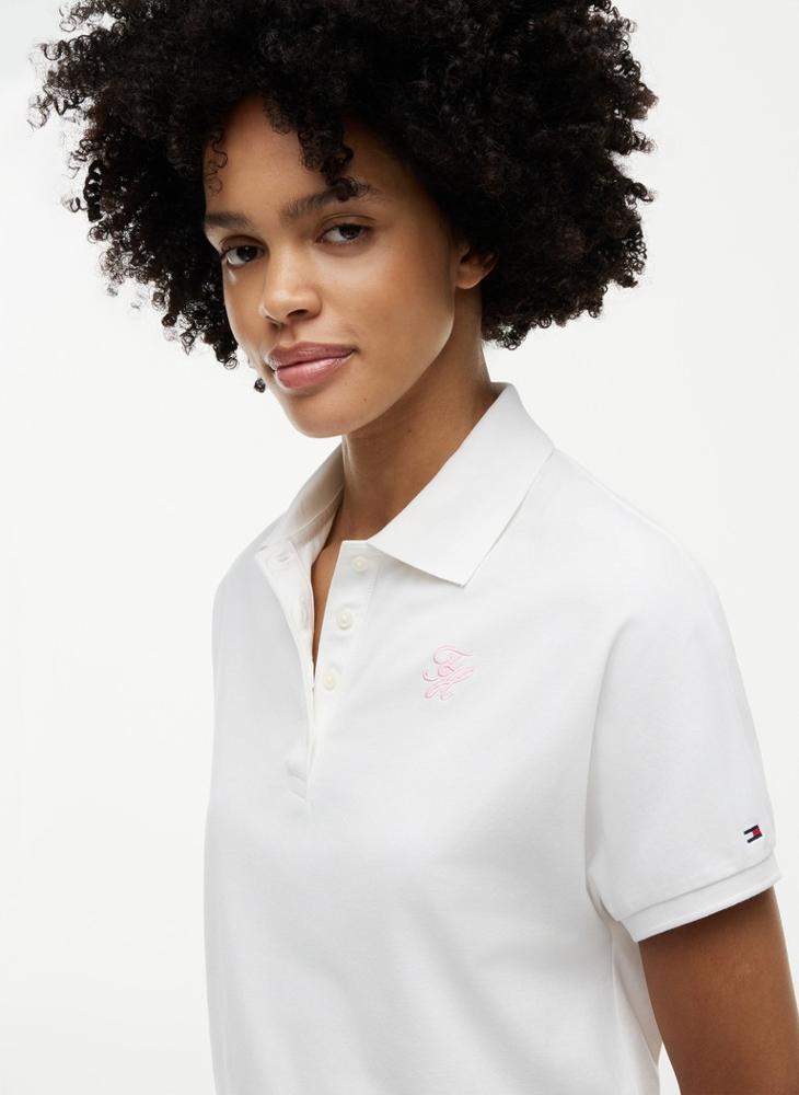 TOMMY HILFIGER Regular Fit Logo Embroidery Polo Shirt - Image 3