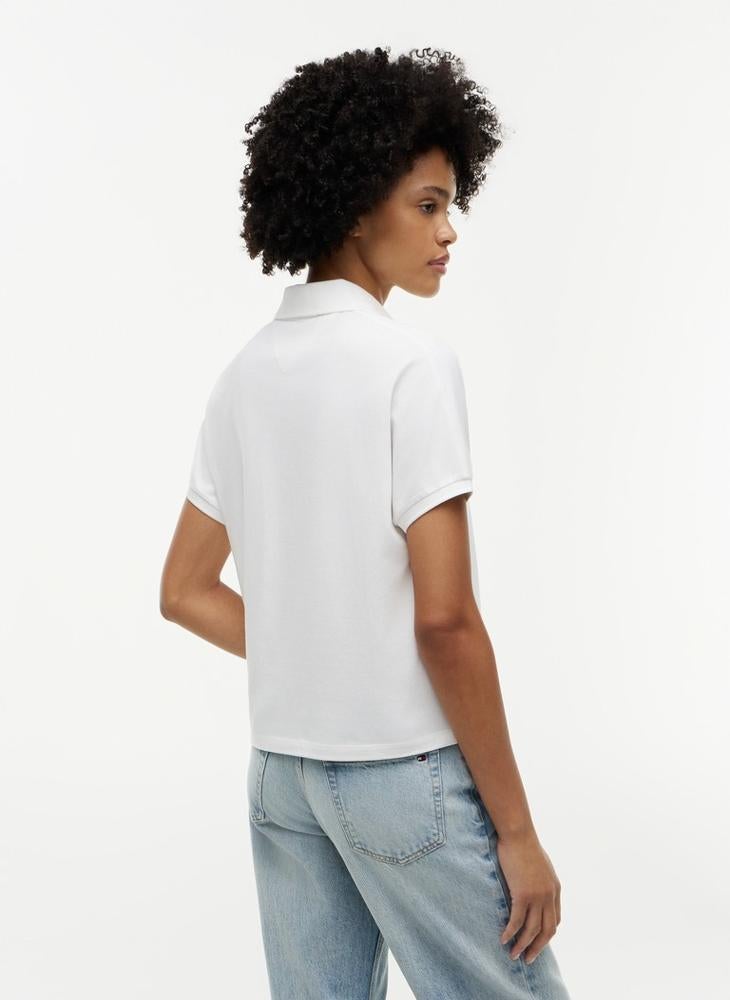 TOMMY HILFIGER Regular Fit Logo Embroidery Polo Shirt - Image 2