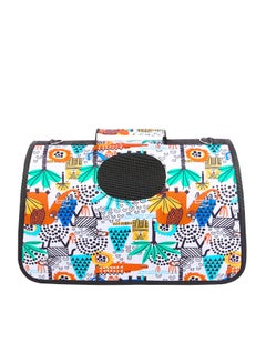 HAPPY PUSS Outdoor Pet Bag: pet handbag, pet shoulder bag, Travel Carrier for cats and dogs. jungle design-small size  - Image 1