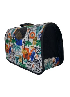 HAPPY PUSS Outdoor Pet Bag: pet handbag, pet shoulder bag, Travel Carrier for cats and dogs. jungle design-small size  - Image 4