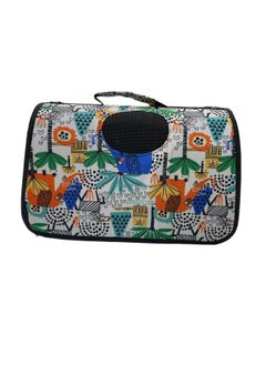 HAPPY PUSS Outdoor Pet Bag: pet handbag, pet shoulder bag, Travel Carrier for cats and dogs. jungle design-small size  - Image 3