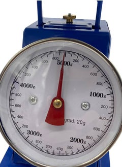 Cady One Digital weighing and measuring scale with indicator weighing up to 5 kg, blue colour  - Image 3