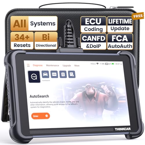 THINKCAR THINKSCAN 689 OBD2 Scanner, Bidirectional Scan Tool with Lifetime Free Update, 34+ Reset, 3000+ Active Test, ECU Coding, PMI, All System Diagnostic Scanner for Cars, CANFD & DOIP, FCA SGW - Image 1