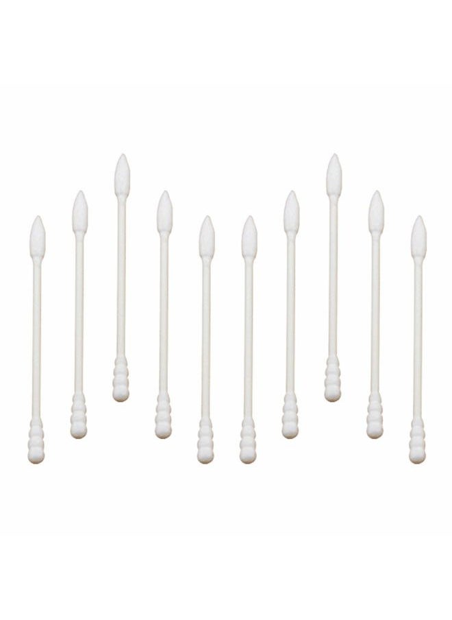 ZMBeautk - 200Pcs Cotton Swabs Double Tipped Cotton Buds Spiral Head Multipurpose Safe Highly Absorbent Hygienic Cleaning Sterile Sticks - Image 1