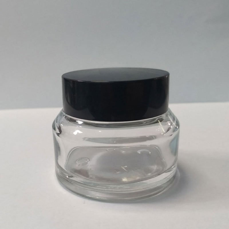 VILLCASE 12pcs 50g Glass Cream Jars for Travel Skincare Storage Refillable Empty Cosmetic Containers for Face and Body Cream Packaging - Image 5