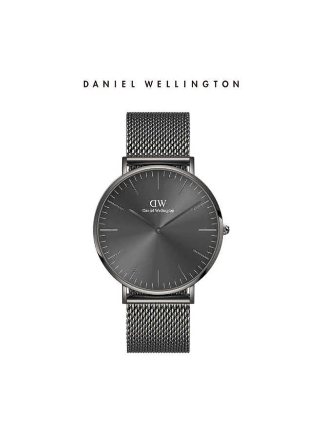 DANIEL WELLINGTON Danielwellington Dw Men's Watch, 40mm Steel Strap Quartz Watch, Simple European And American Style, Gift For Boyfriend, New Year Present, Dw630 - Image 1