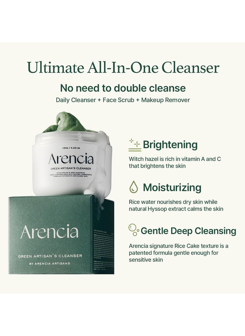 arencia Korean Rice Mochi Face Cleanser 120g  - Image 4
