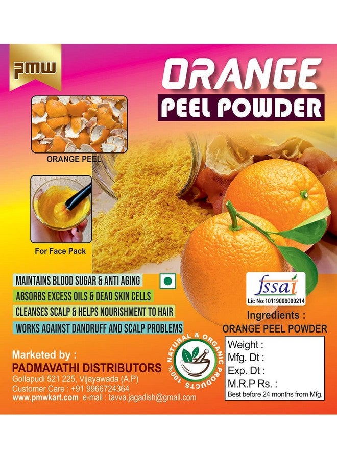 Pmw - Grade A Quality Orange Peel Powder - 1 Kilo - Image 1