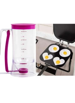 New 4 in 1 Non-sticky Easy to Used and very Affordable Double Side Pancake and Egg Make With Cake Batter Dispenser