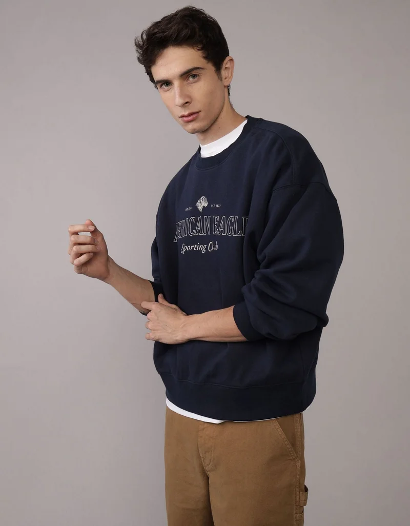 AE Graphic Crewneck Sweatshirt