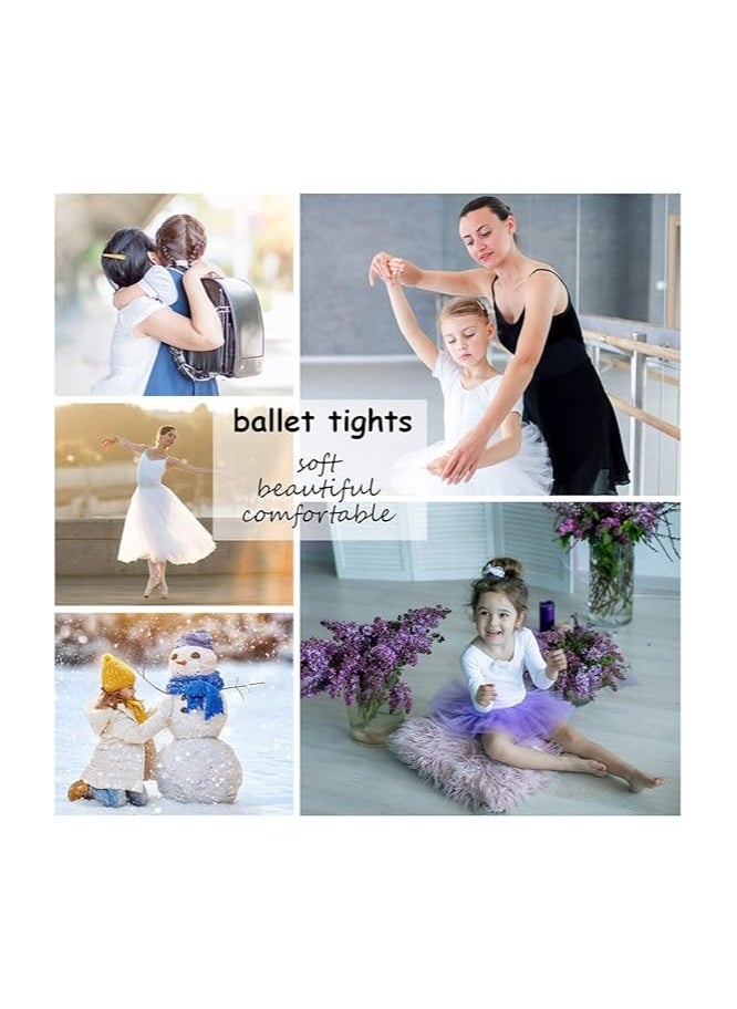 Girls' Ballet Dance Footed Tights for School Students (Toddler/ Kids)