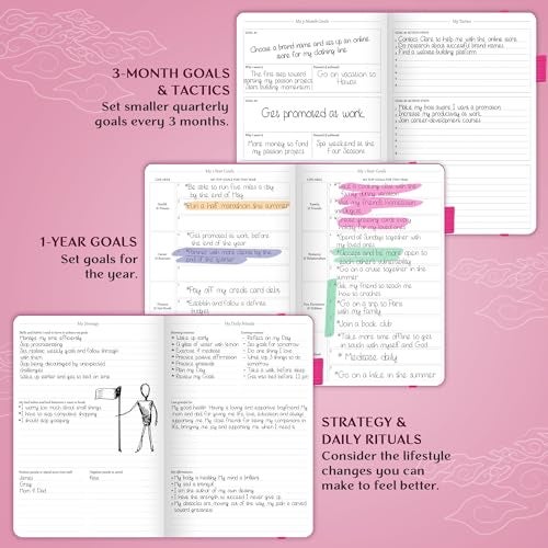 Legend Planner – Weekly & Monthly Life Planner to Hit Your Goals & Live Happier. Organizer Notebook & Productivity Journal. A5 (Hot Pink) - Image 5