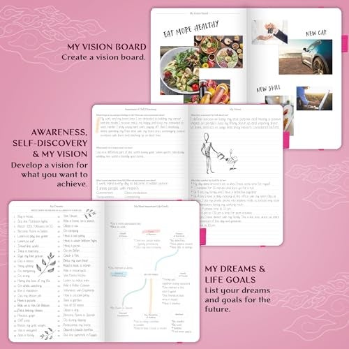 Legend Planner – Weekly & Monthly Life Planner to Hit Your Goals & Live Happier. Organizer Notebook & Productivity Journal. A5 (Hot Pink) - Image 4
