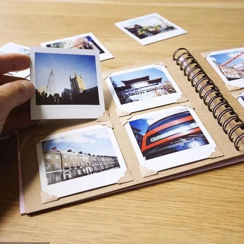 Photo Corners Self Adhesive 1440Pcs Photo Corner Stickers for DIY Albums and Scrapbooking Vintage Kraft Paper Frame Decoration Handwork Supplies(Silver) - Image 4
