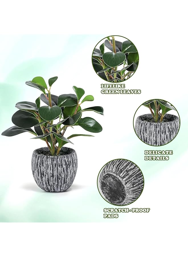 erorex Artificial Plants For Decor Indoor And Outdoor Fake Plants Decor Potted Plants Small Faux Trees Table Green Plant For Decorate Your Home - Image 4