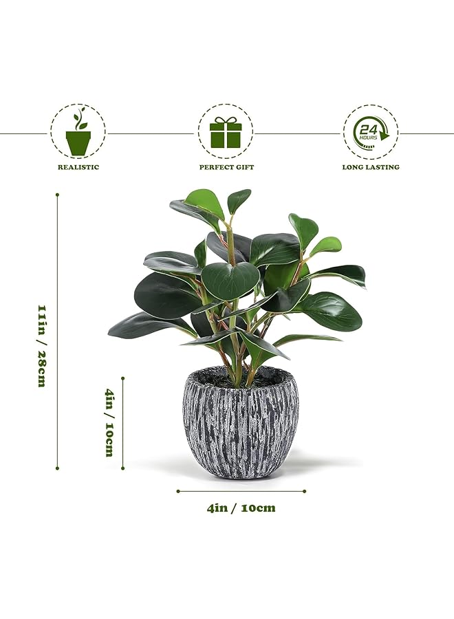 erorex Artificial Plants For Decor Indoor And Outdoor Fake Plants Decor Potted Plants Small Faux Trees Table Green Plant For Decorate Your Home - Image 5