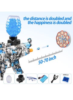 JOMILA JOMILA Electric Gun Splatter Ball Gel Blaster with 45000 Water Beads with Foam Darts and Goggles Gel Ball Blaster Automatic is Eco Friendly Outdoor Activities Team Game for Kids  - Image 2