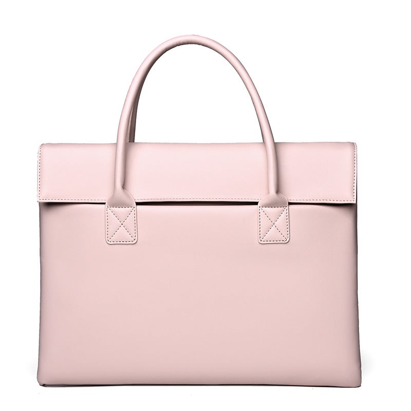 2022 New 14-Inch Laptop Bag Unisex PU lotus root starch 