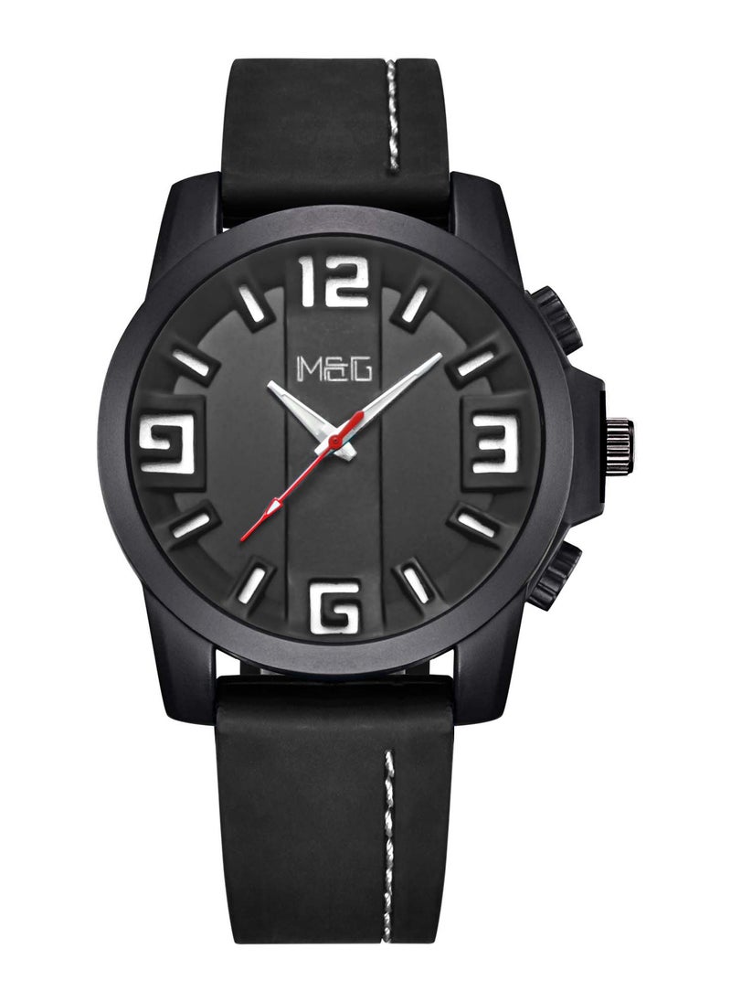 M&G Water Resistant Leather Analog Watch  - Image 2
