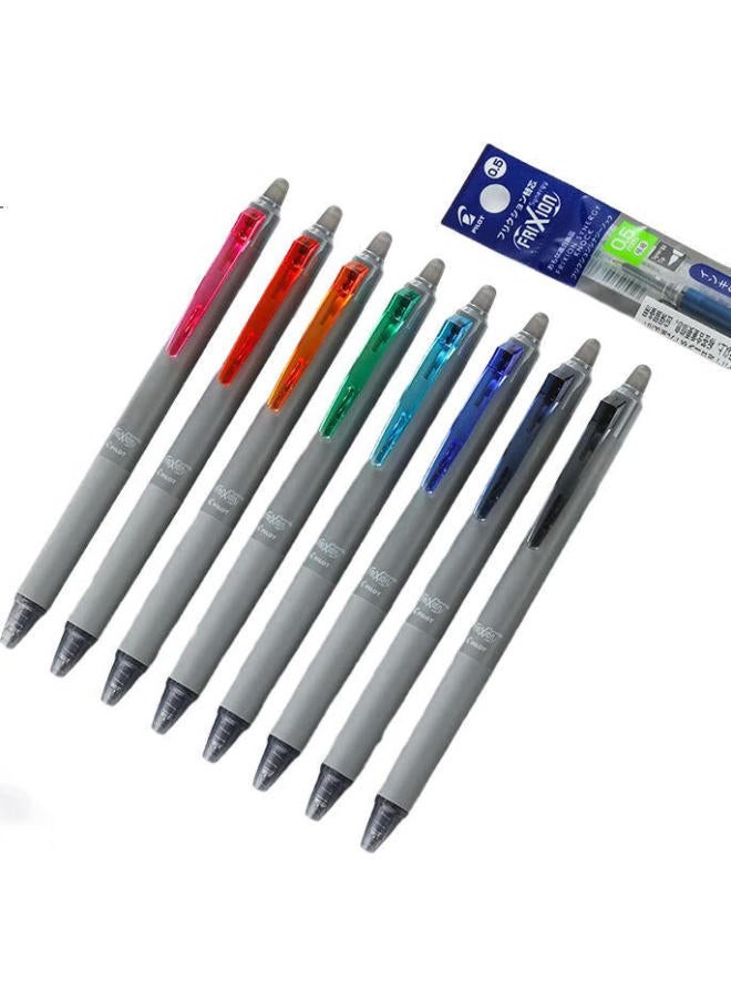 Pilot Momo Erasable Pen Refill, Retractable Gel Ink, Temperature-Controlled Erasable, For Student Writing And Office Use, Lfrf-14 0.4Mm Black-Blue - Image 1