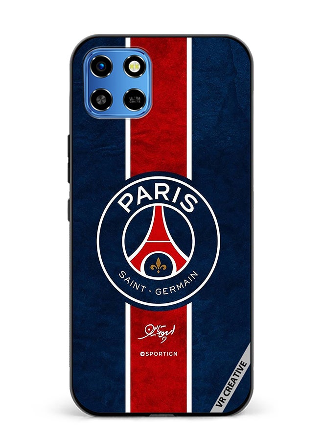 VR CREATIVE Protective Case Cover For Infinix Smart 6 HD Paris Saint Germain Design  Multicolour - Image 1