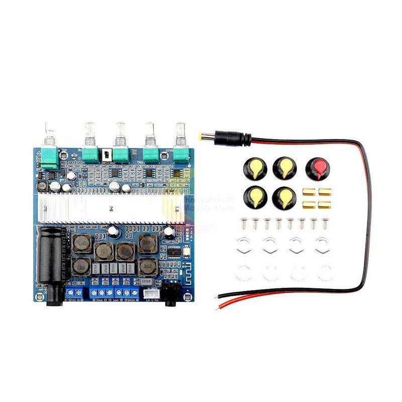 TPA3116 2 1 Channel Digital Audio Amplifier Board 50Wx2 100W Subwoofer Bass AUX - Image 2