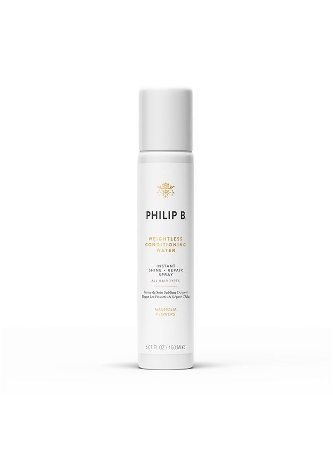 PHILIP B Weightless Conditioning Water, Magnolia Flower, 5.07 oz. (150 ml) | Adds Smoothness, Fullness and Shine - Image 1