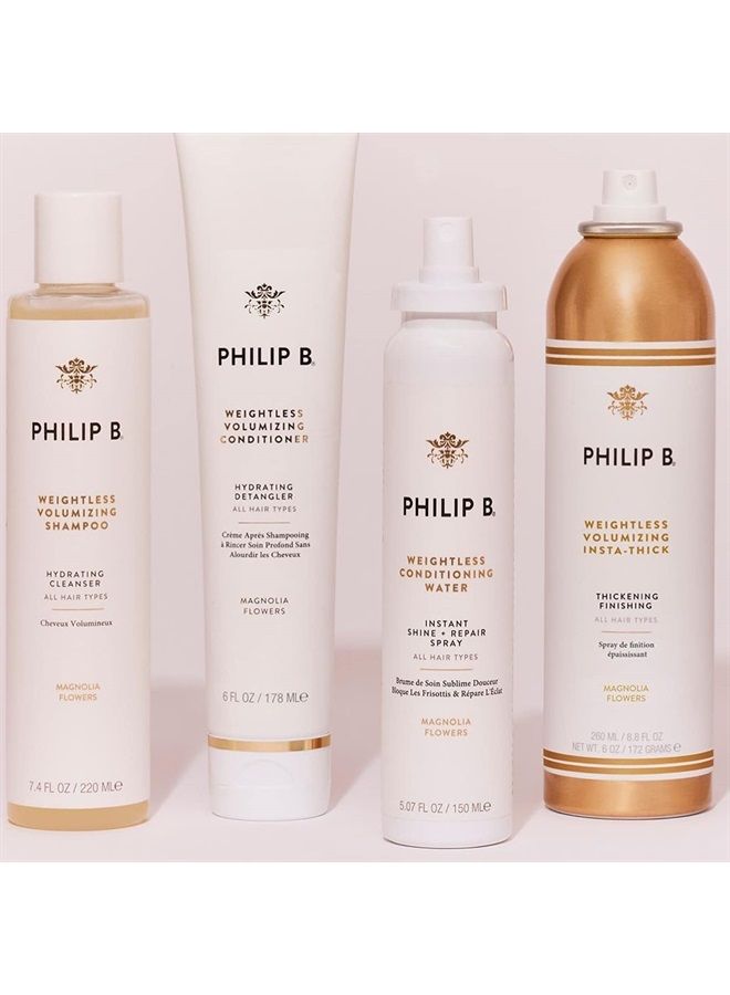 PHILIP B Weightless Conditioning Water, Magnolia Flower, 5.07 oz. (150 ml) | Adds Smoothness, Fullness and Shine - Image 4